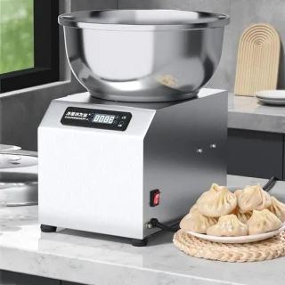 Elektrische deegmixer zilver