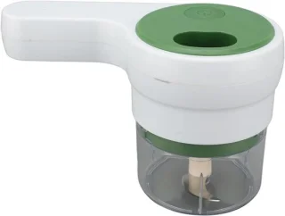 Elektrische groentehakker keukenmachine mini draadloos oplaadbaar wit