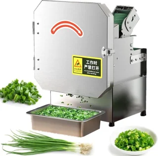 Elektrische groentesnijder - keukenmachine hakmolen - zilver