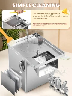 Elektrische groentesnijmachine RVS