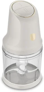 Elektrische hakselaar mini-keukenmachine, 13,5 cm, Sahara-beige