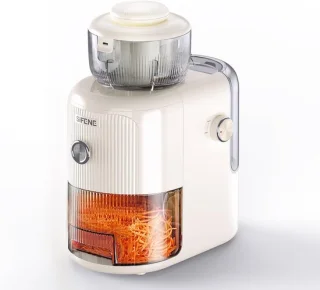Elektrische kaasrasp en salademachine wit