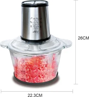 Elektrische keukenmachine 1,8 L glas 300W