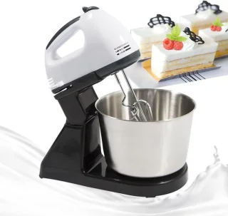 Elektrische keukenmachine deegmixer zwart
