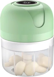 Elektrische keukenmachine groentehakker blender 250 ml cyaan blauw