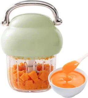 Elektrische mini hakker 350 ml groen