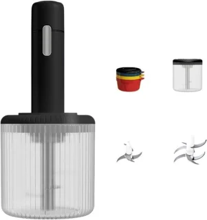 Elektrische mini hakmachine chopper - zwart