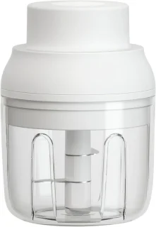 Elektrische mini hakmolen 250 ml wit