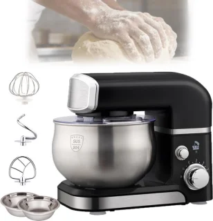 Elektrische mixer zilver