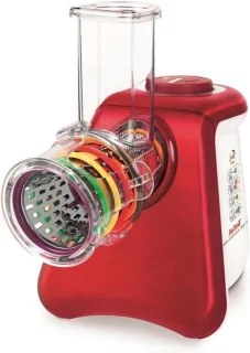 Elektrische rasp keukenmachine rood