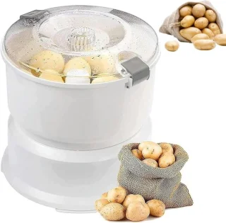 Elektrische schilmachine voor aardappelen