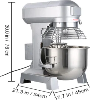 Elektrische Staande Voedselmixer 30Qt Drie Snelheden