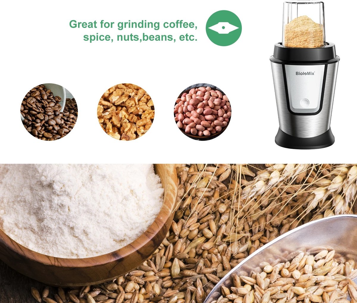 Wat vinden we goed aan de Eszenzics 3-in-1 Keukenmachine 700W 1.2L