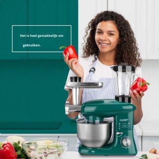 Wat vinden we goed aan de Foodprocessor 6L Groen