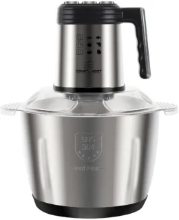Foodprocessor elektrische hakmolen 1000W met 5 liter RVS kom