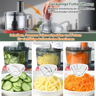 Foodprocessor en Mixer Combinatie