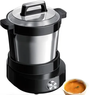 Fufu maker yam stamper 6 liter zwart
