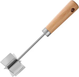 Gehakt hakker vleesmolen groentehakker 27 cm zilver