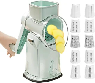 Groentesnijder - groente hakker slicer - muntgroen
