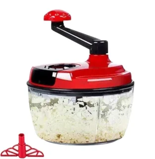 Handmatige keukenmachine - voedselhakker - rood