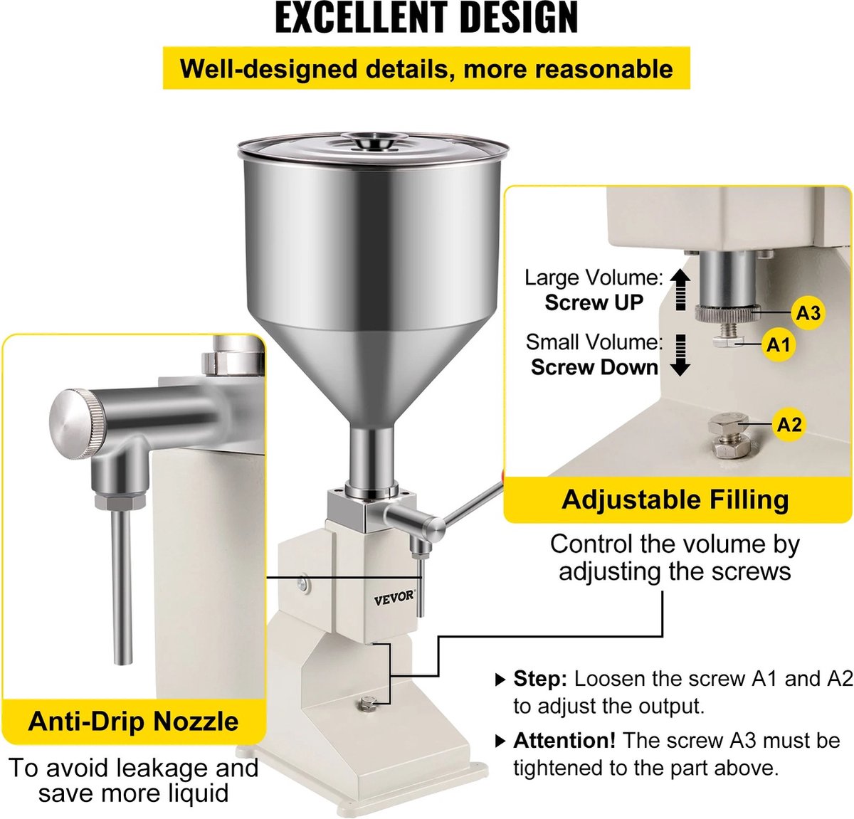 Wat vinden we goed aan de Handmatige Vulmachine 10 Liter