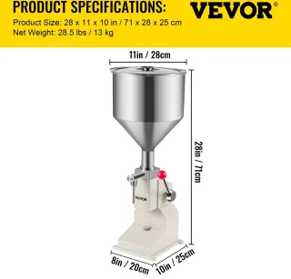 Handmatige Vulmachine 10 Liter