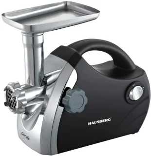 Hausberg HB-3430NG Elektrische vleesmolen Zwart