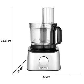Kenwood Multipro Compact FDM301SS Foodprocessor Zilver