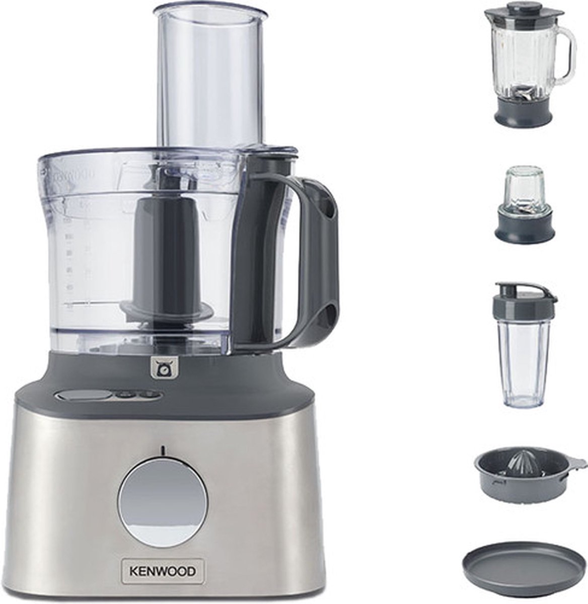 De Kenwood Multipro Compact+ FDM316SS Foodprocessor in één oogopslag