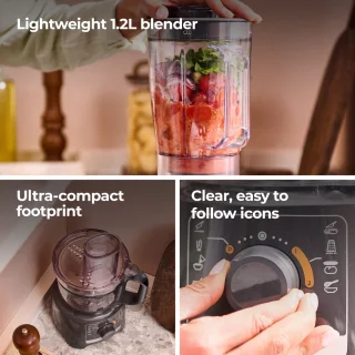 Kenwood MultiPro Compact FDP31.170GY Foodprocessor Grijs