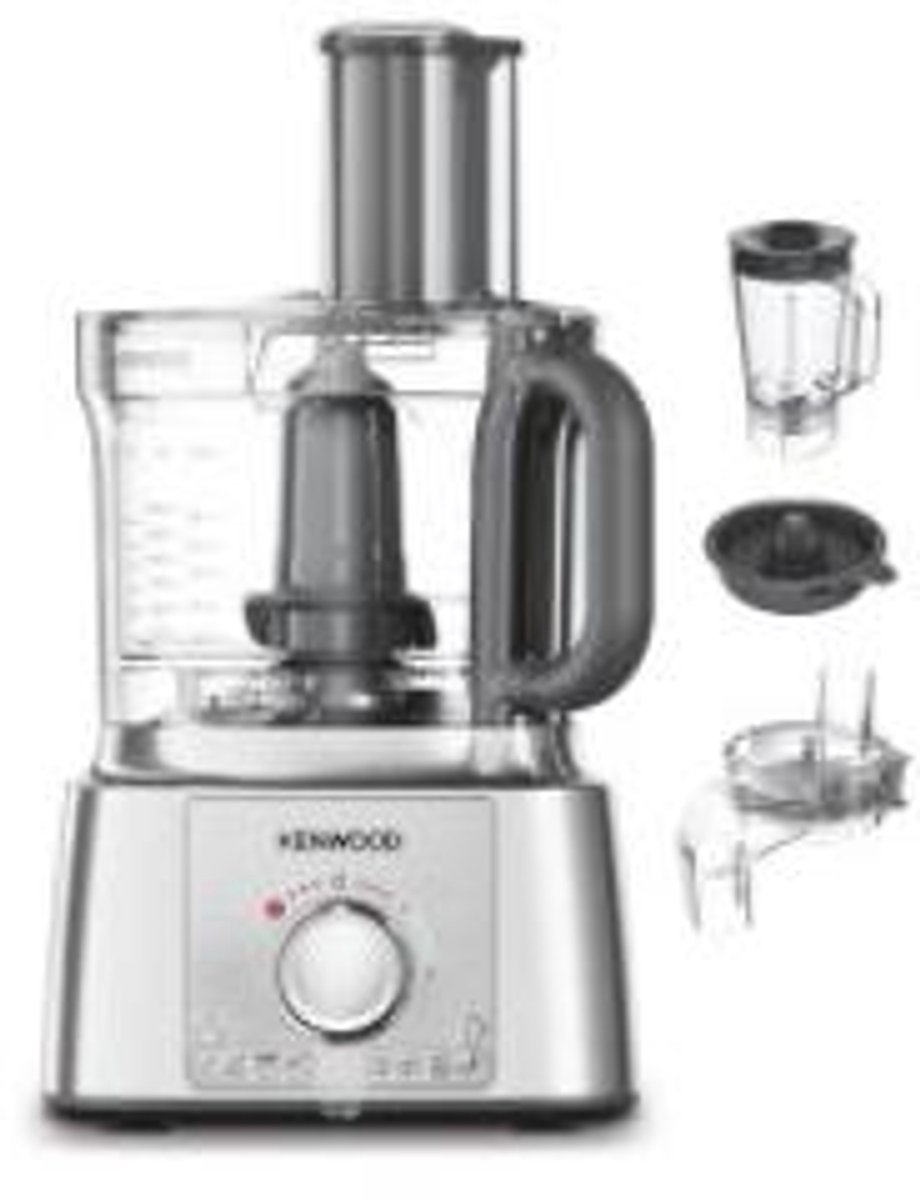 De Kenwood MultiPro Express foodprocessor 3L Zilver in één oogopslag