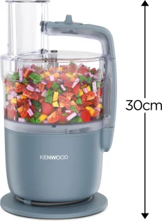 Kenwood MultiPro Go FDP22.130GY Foodprocessor Blauw