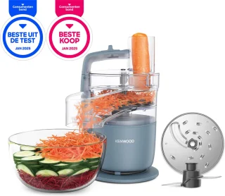 Kenwood MultiPro Go FDP22.130GY Foodprocessor Blauw