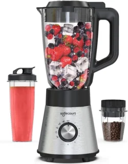 Keuken blender smoothie maker 1.5 liter zilver