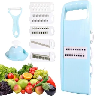 Keuken groente hakker blauw