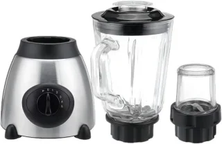 Keuken mixer voedselprocessor, 1.5 liter, zwart
