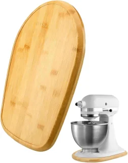 Keukenapparaat duwer - mixer platform - 40.5x28.7 cm - houtkleur