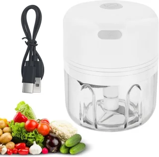 Keukenchopper mini mixer 250 ml wit