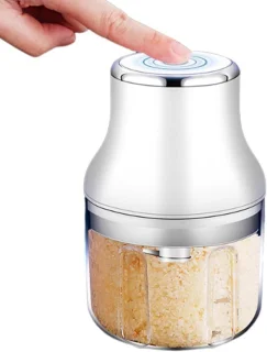 Keukenhakmachine mini hakker 250 ml wit
