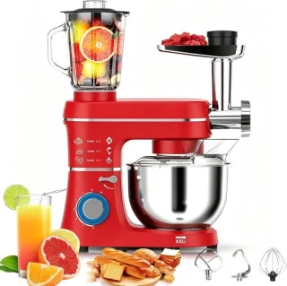 Keukenmachine 10 liter rood