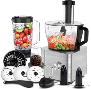 Keukenmachine 1100 w met 3,2 liter mengkom
