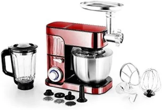 Keukenmachine 5.5 liter rood