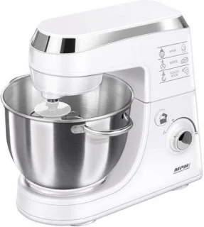 Keukenmachine bakrobot mixer met planetair systeem, 2 kommen 4.2L, wit