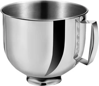 Keukenmachine blenderkom 4,8 liter roestvrij staal 304 zilverkleurig