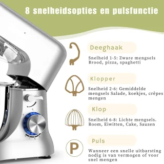 Keukenmachine Deegmachine 5L