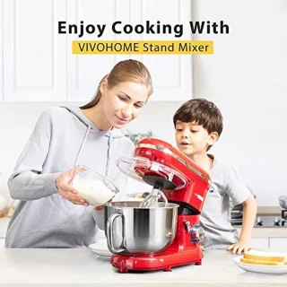 Wat vinden we goed aan de Keukenmachine deegmachine mixer rood