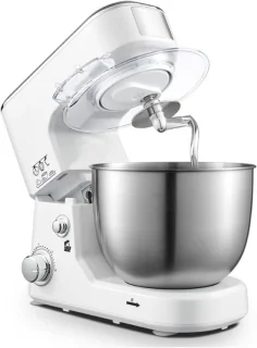 Keukenmachine - deegmixer en garde - wit