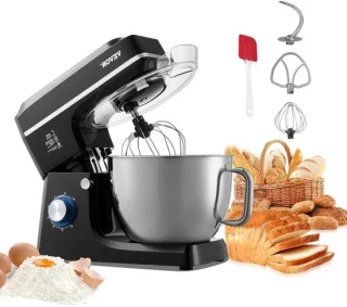 Keukenmachine deegmixer zwart