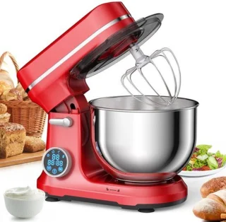 Keukenmachine foodprocessor rood