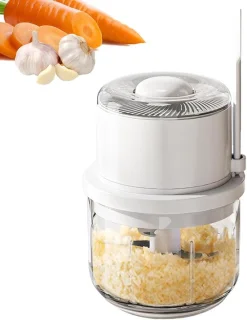 Keukenmachine hakker mini 350 ml wit